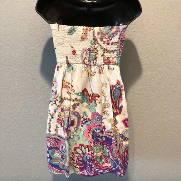 SOLD! Patterned Summer Dress - Picture 2 of 4